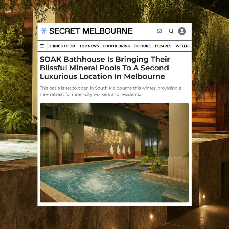 PR: Soak Melbourne